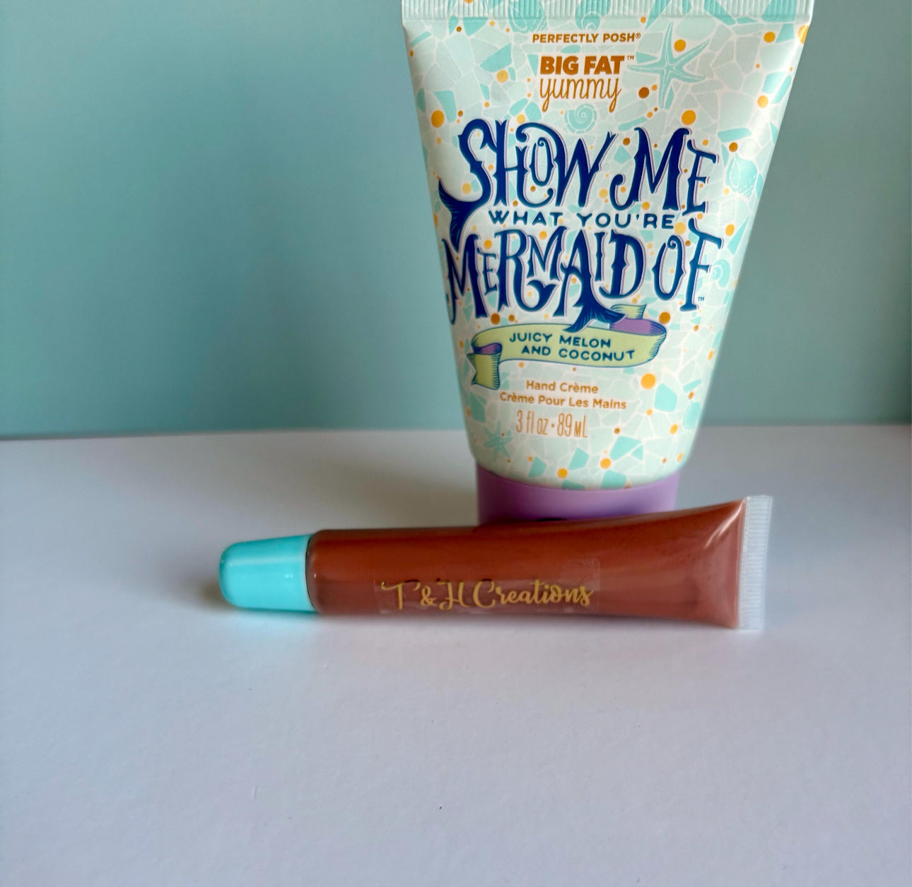 Chocolate Vanilla Lipgloss Squeeze Tube