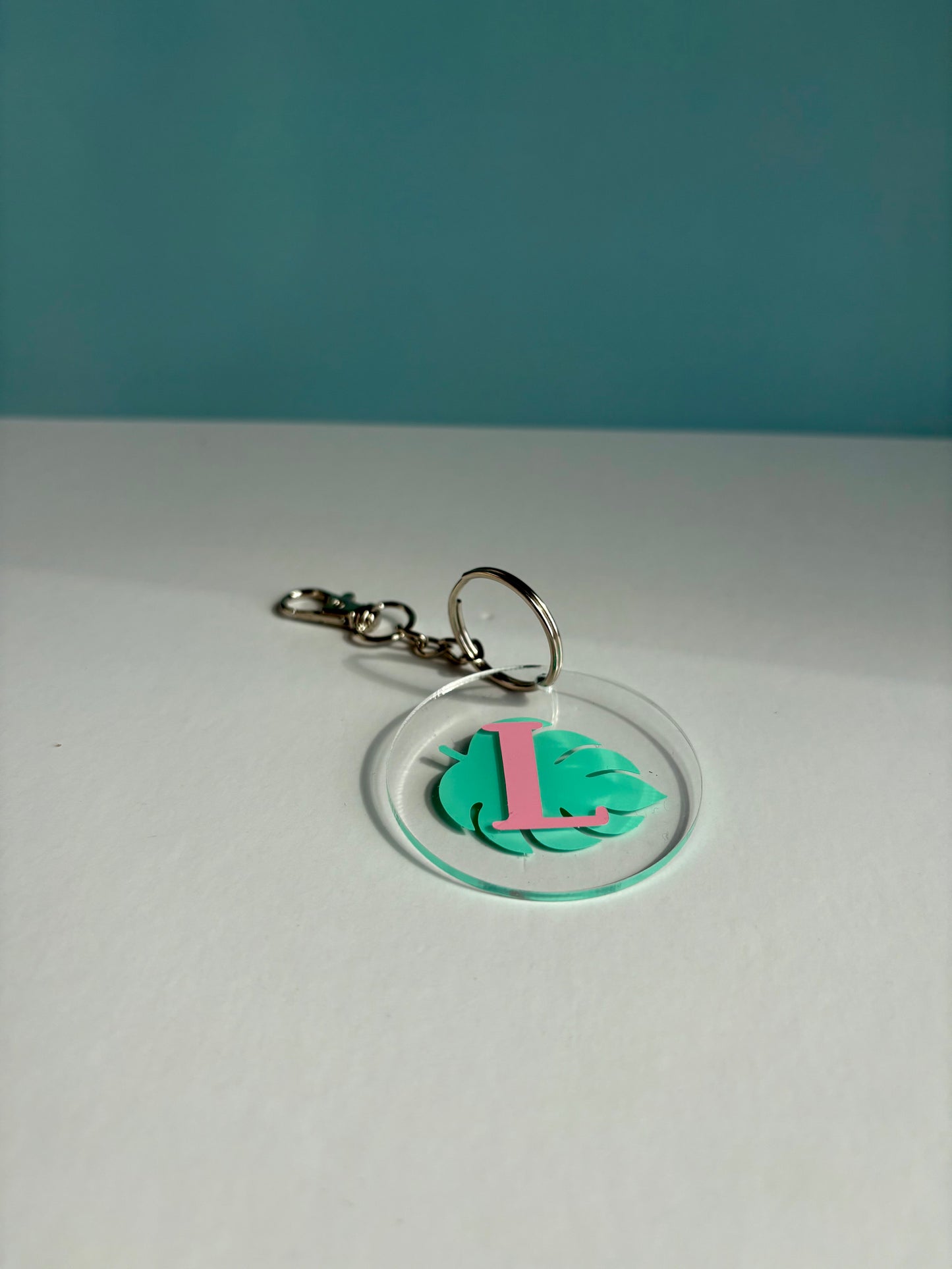 Tropical Letter Keychains