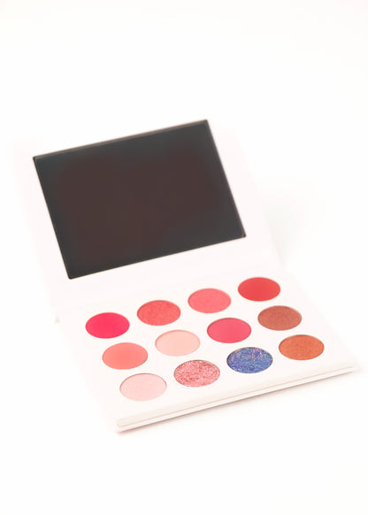 12 Color Pink Eyeshadow Pallet