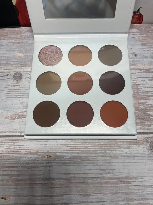 9 Color Brown Eyeshadow Pallet