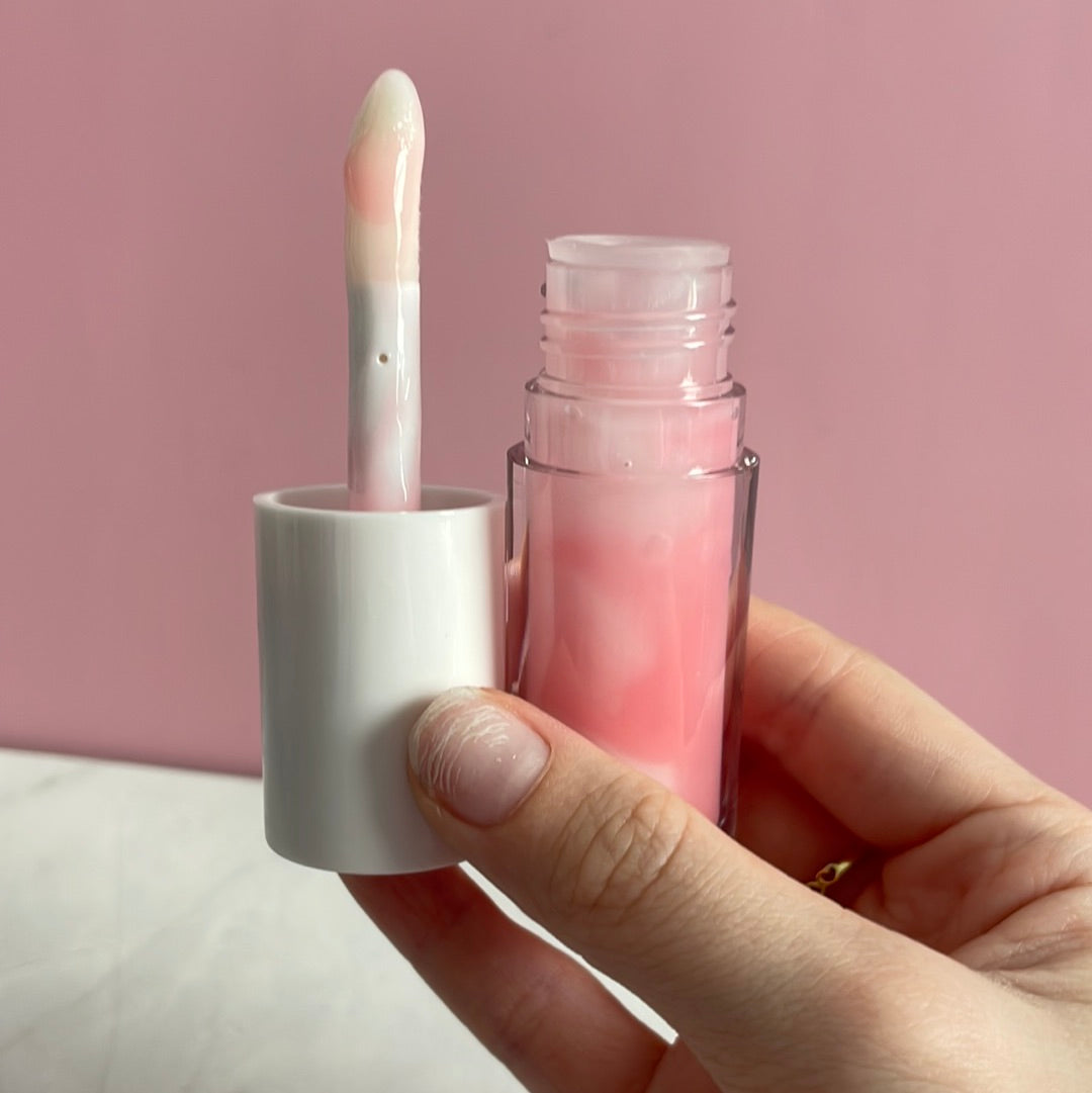 Strawberry Shortcake Lip Oil - Strawberry and Vanilla - Small