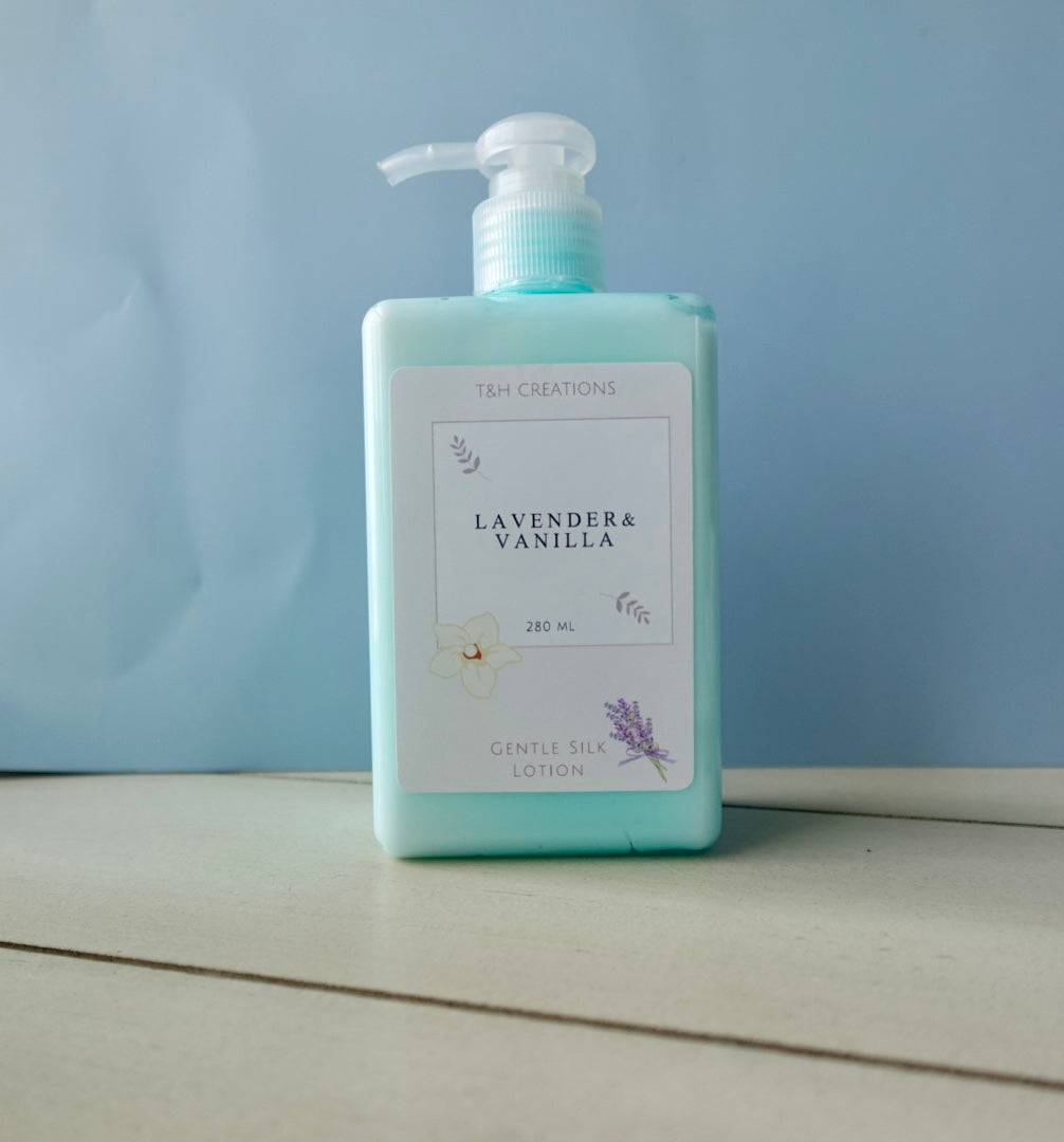 Lavender and Vanilla Gentle Silk Lotion