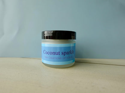 Coconut Sparkle Lip Scrub