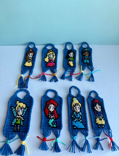 Threaded Disney Princess Keychains
