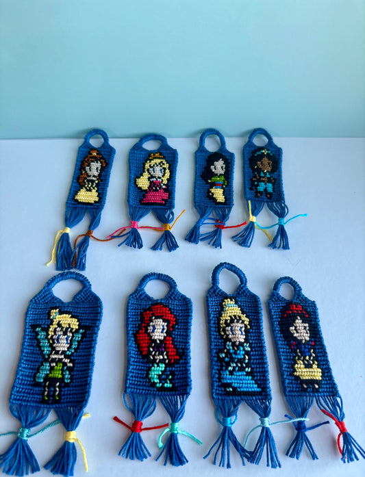 Threaded Disney Princess Keychains